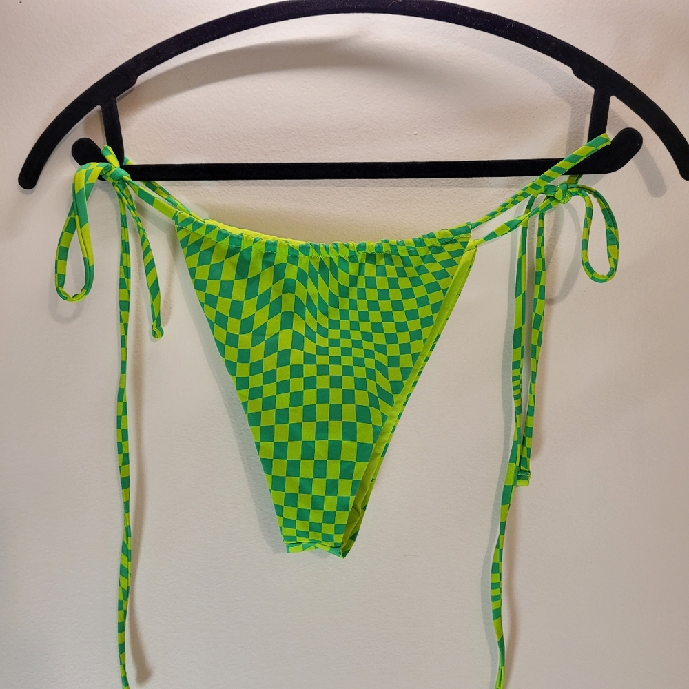 Frankies Bikinis Tia Green Morrisson Bikini Bottom - L